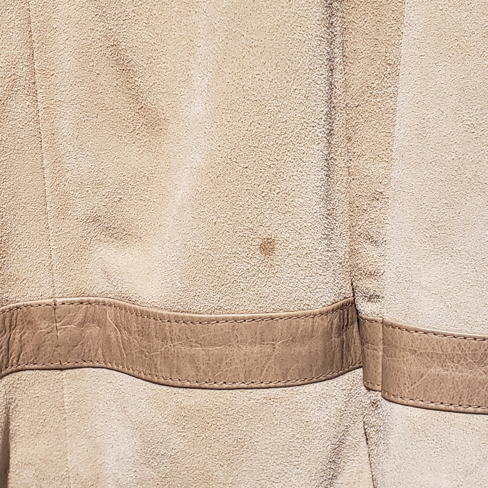 Banana Republic Suede Trench Coat - Picture 6 of 7
